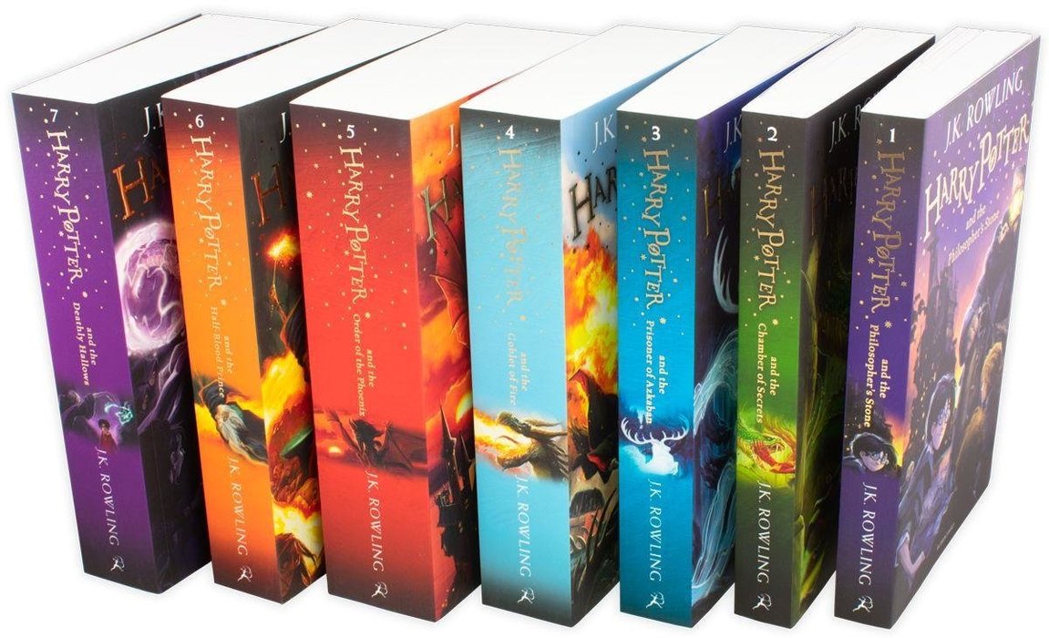 Harry Potter Complete Book Set by J.K. Rowling (7 Books Collection) | RahberBooks